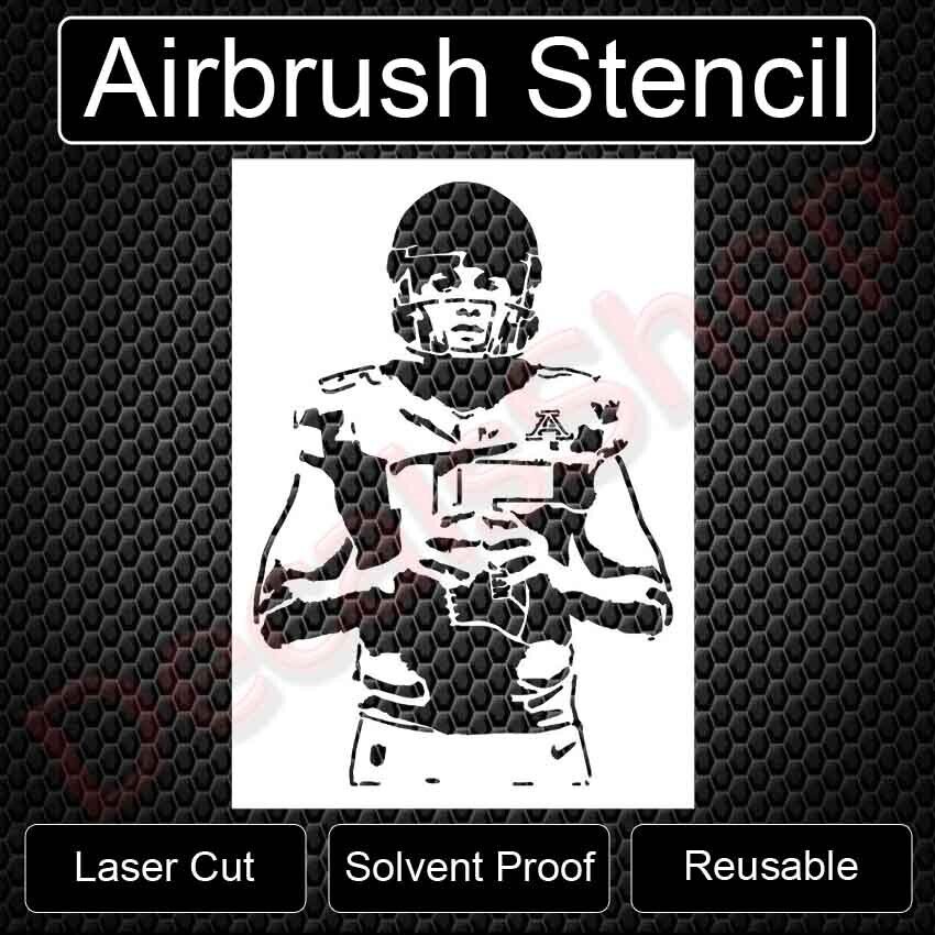 Kc kansas city chiefs stencil airbrush pattern template spray paint free shippin