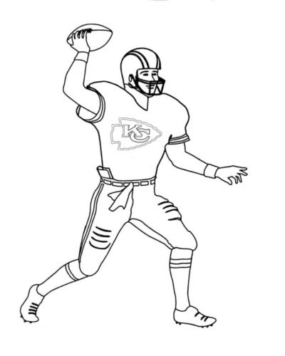 Free kansas city chiefs coloring pages printable