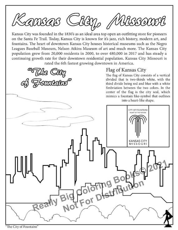 Kansas city coloring book x