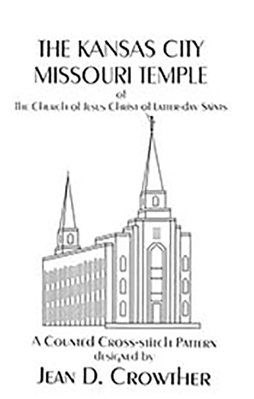 Kansas city missouri temple cross stitch pattern horizon publishers bookstore