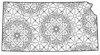 Kansas â map outline printable state shape stencil pattern â diy projects patterns monograms designs templates