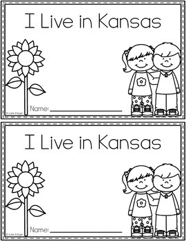 Kansas mini books kansas day