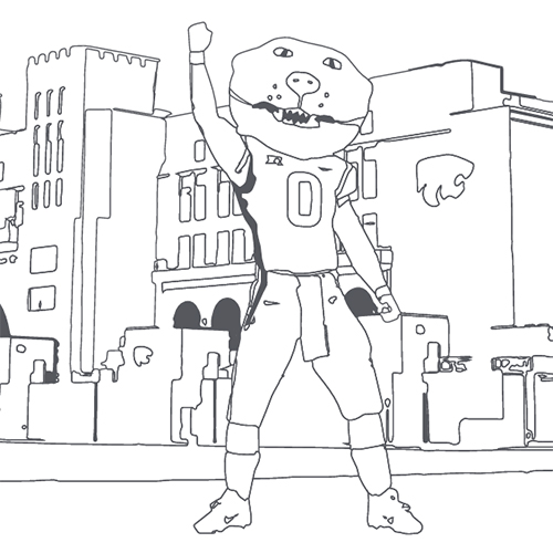 Download the homecoming coloring sheet