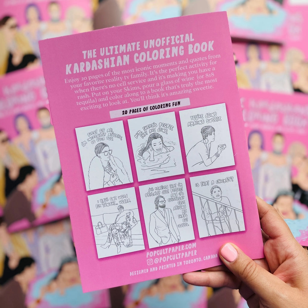 Ultimate unofficial kardashians coloring book â in pursuit mobile boutique apparel accessories gifts saint john new brunswick