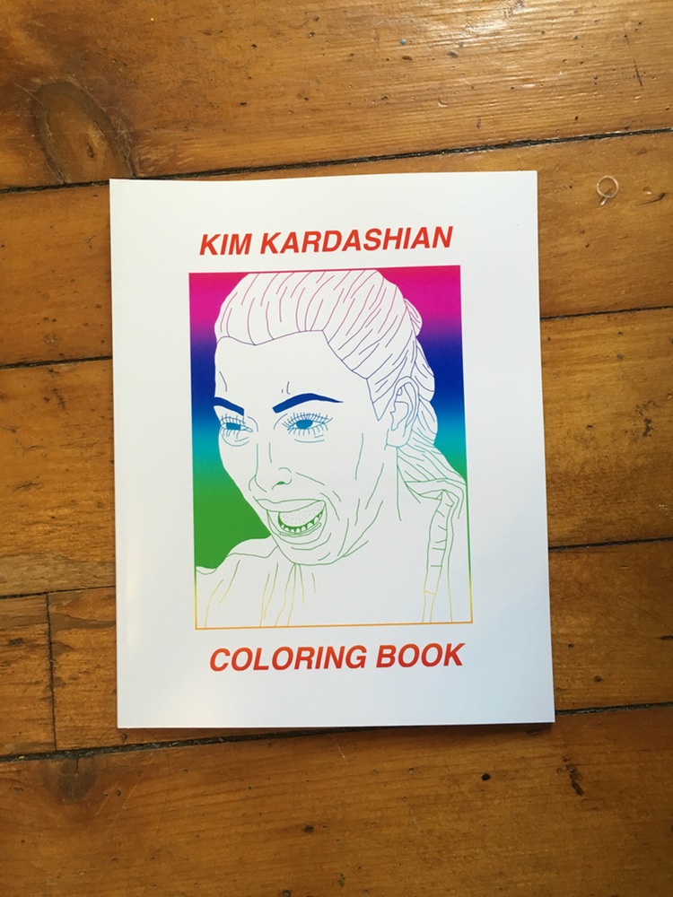 Buy this art kim kardashian coloring book by christina lee â the glassblock