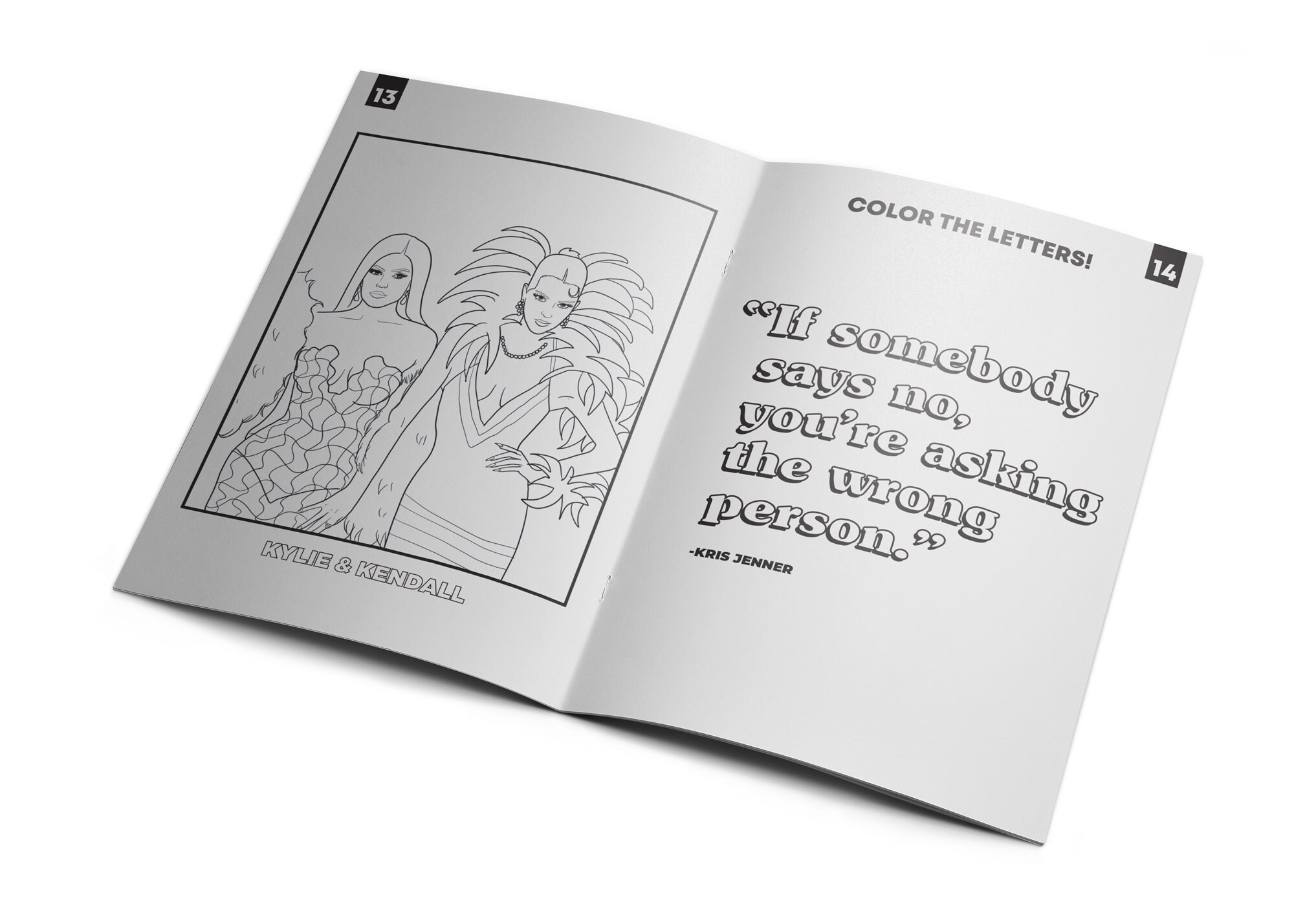 Kardashian activity book kardashians coloring book kim kardashian kris jenner kylie jenner kourtney kardashian birthday gift