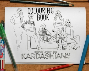 Keeping up with the kardashians colouring book