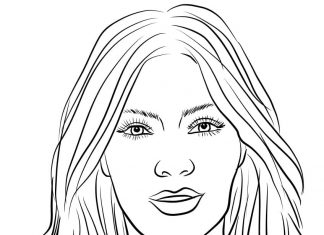 Kim kardashian printable and printable coloring pages online