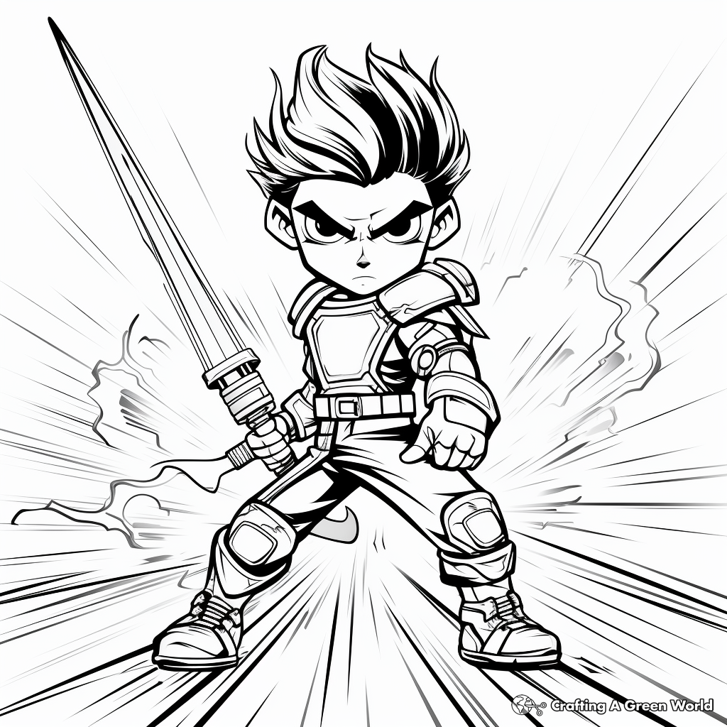 Sword coloring pages