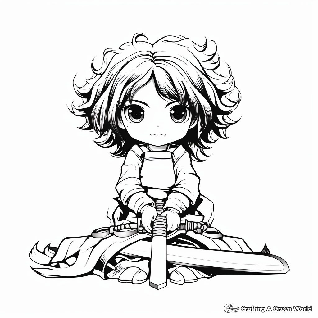 Sword coloring pages