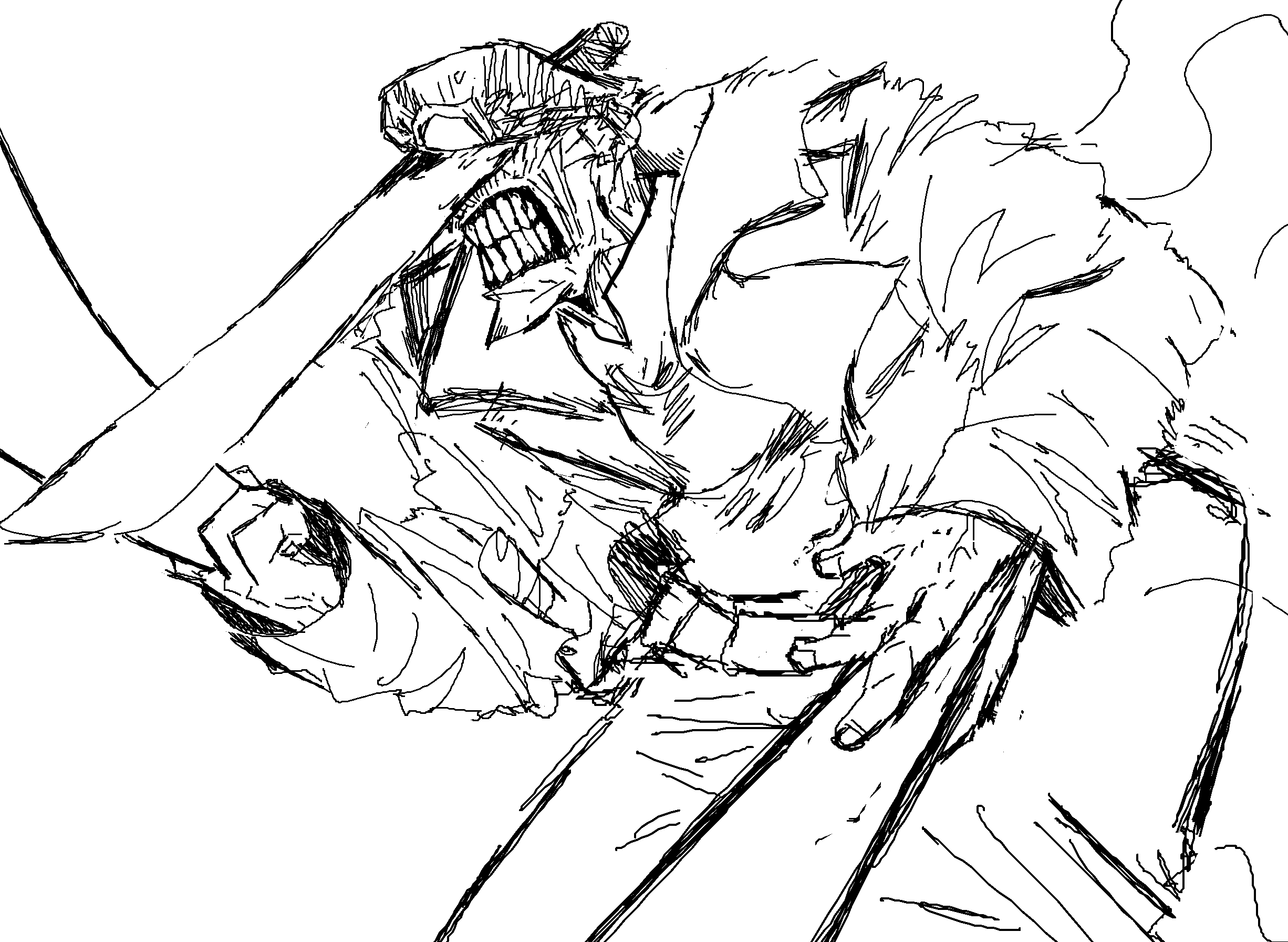 Katana man fanart by me rchainsawman