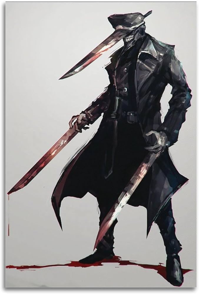 Katana man poster decorative painting canvas wall posters and art picture print modern family bedroom decor posters xinchxcm posters prints