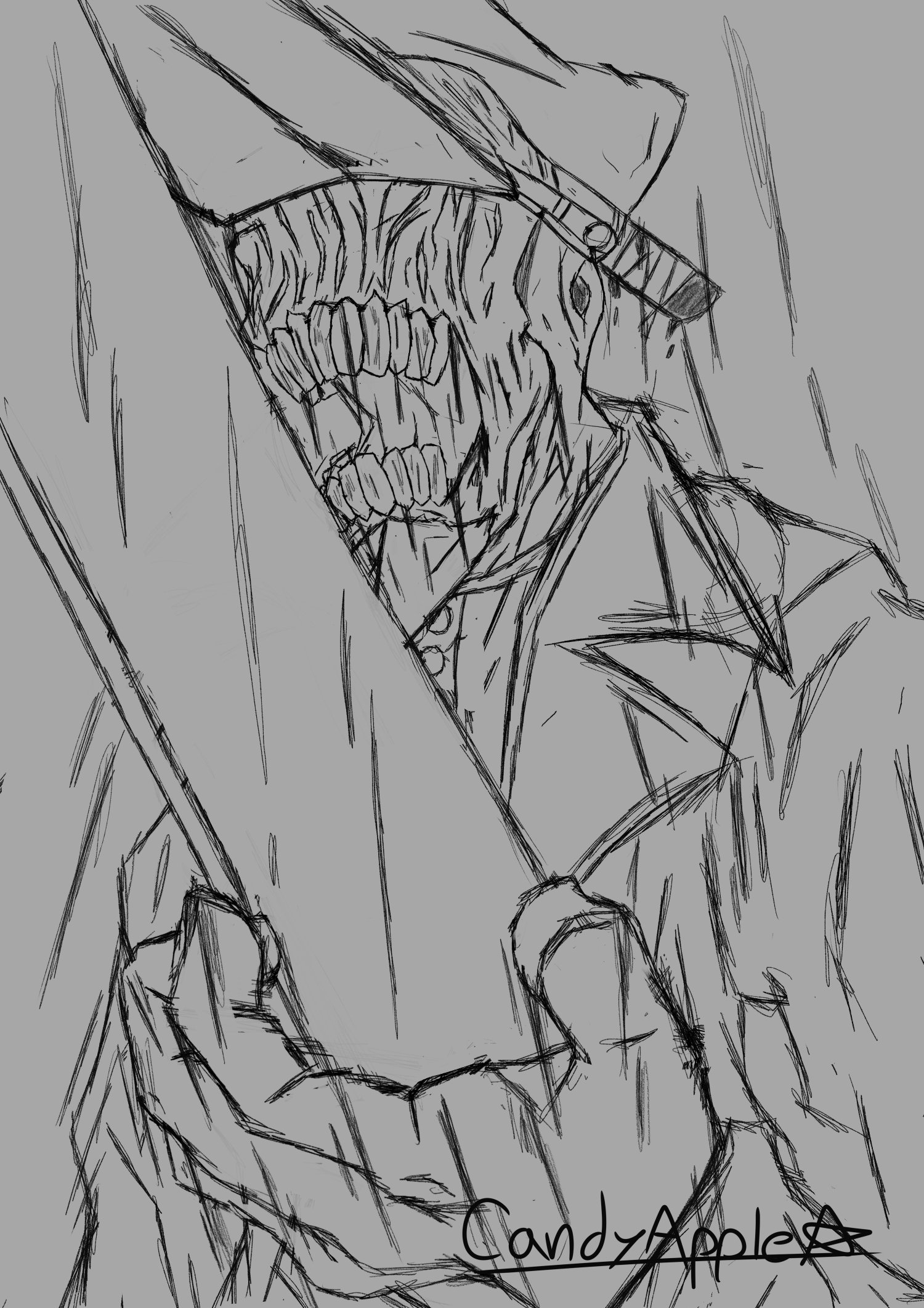 Thatplaceforcandyapples on x katana man lookin pretty cool artist manga digitalart fanart anime chainsawman katanaman sketch chainsawmanfanart art artiston fyp doodle drawingart illustration httpstcopdinanqyf x