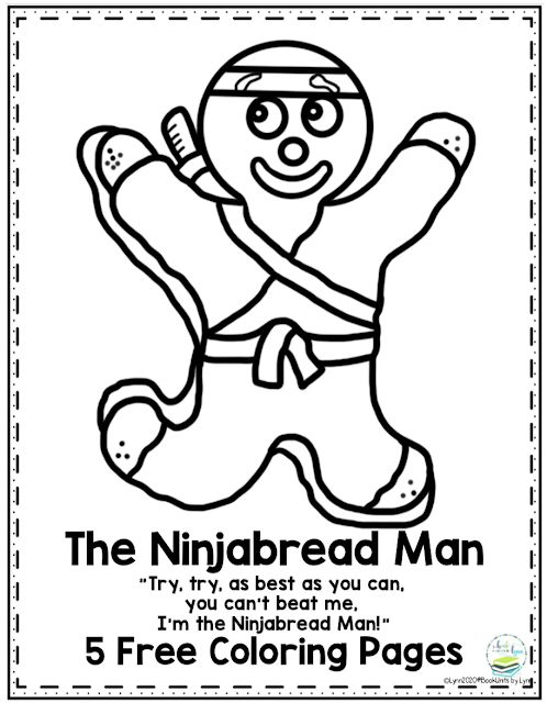 The ninjabread man free coloring pages coloring pages free coloring pages free coloring