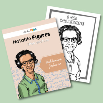 Katherine johnson coloring page and poster by the divercity teacher