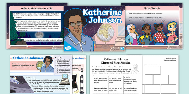 Ks katherine johnson teaching pack teacher made