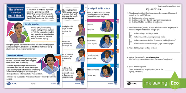 The women who helped build nasa colouring sheets pages