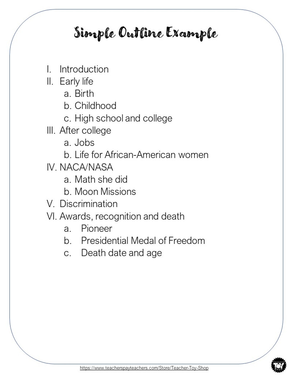 Katherine johnson science writing across the curriculum