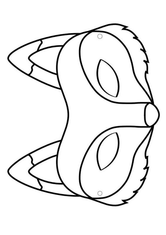 Interesting fox coloring pages your toddler will love mascaras de carnaval mascaras para colorir mãscaras de animais