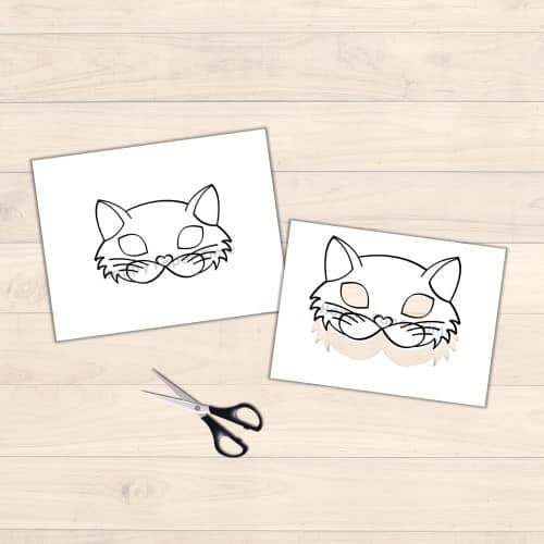 Cat mask kids halloween