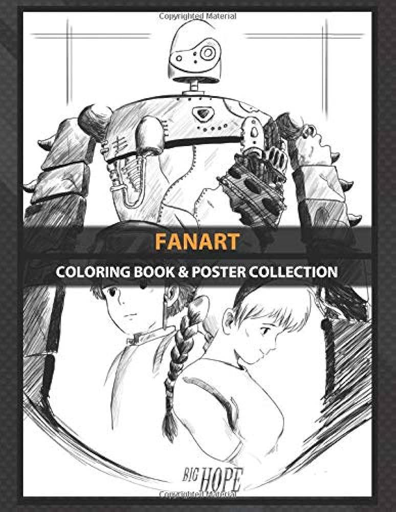 Coloring book poster collection by coloring fanartcf