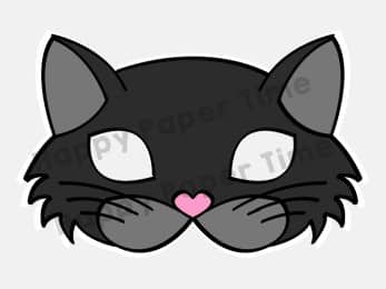 Cat mask kids halloween
