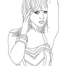 Beautiful katy perry coloring pages
