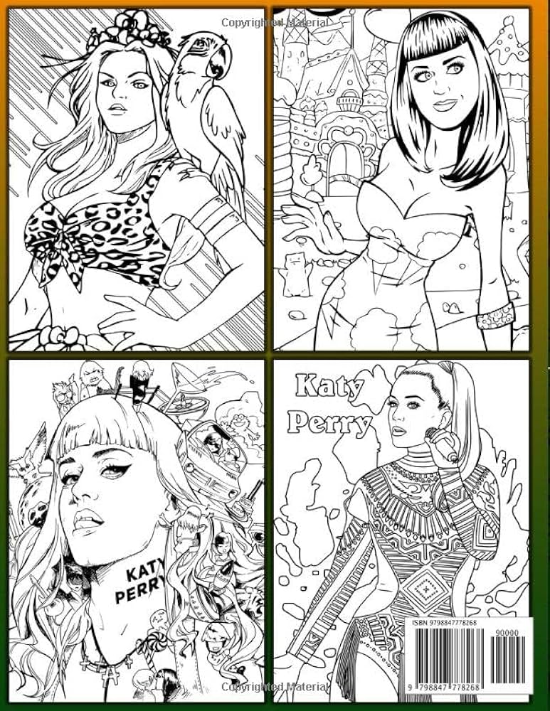 Katy perry coloring book a fabulous coloring book for fans of all ages with several images of katy perry one of the best ways to relax and enjoy coloring fun paperback pacheco