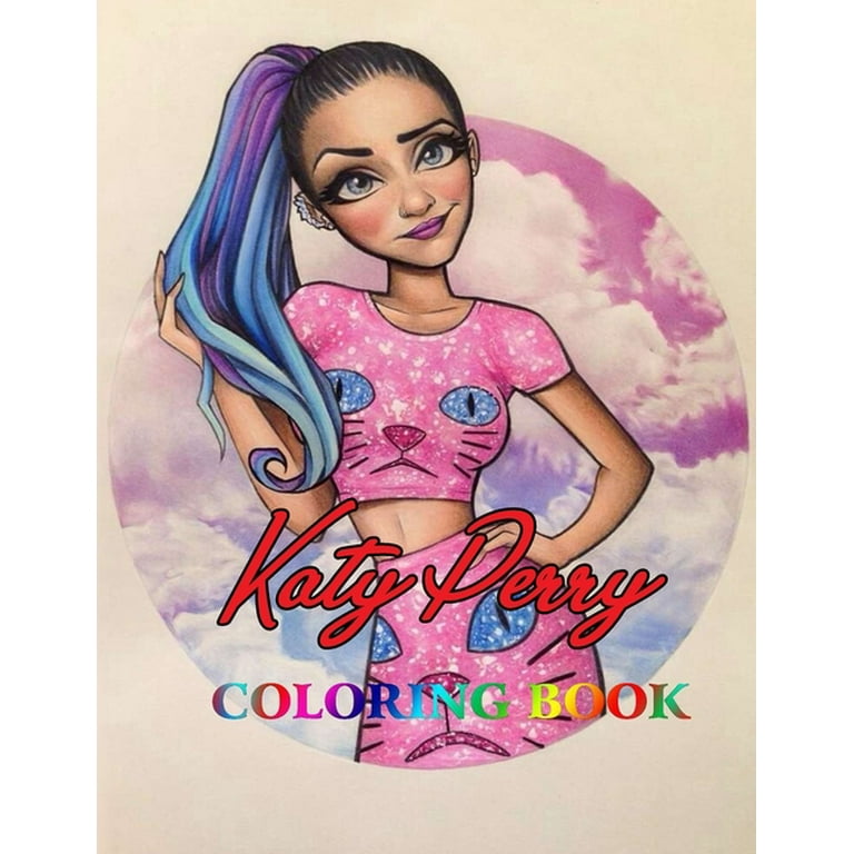 Katy perry coloring book a fabulous coloring book for fans of all ages with several images of katy perry paperback