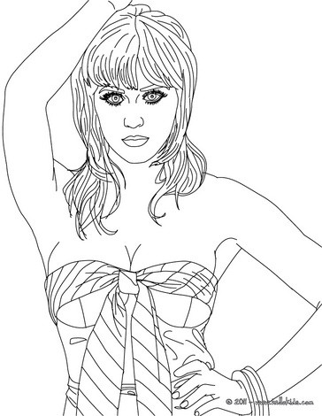 Katy perry coloring pages