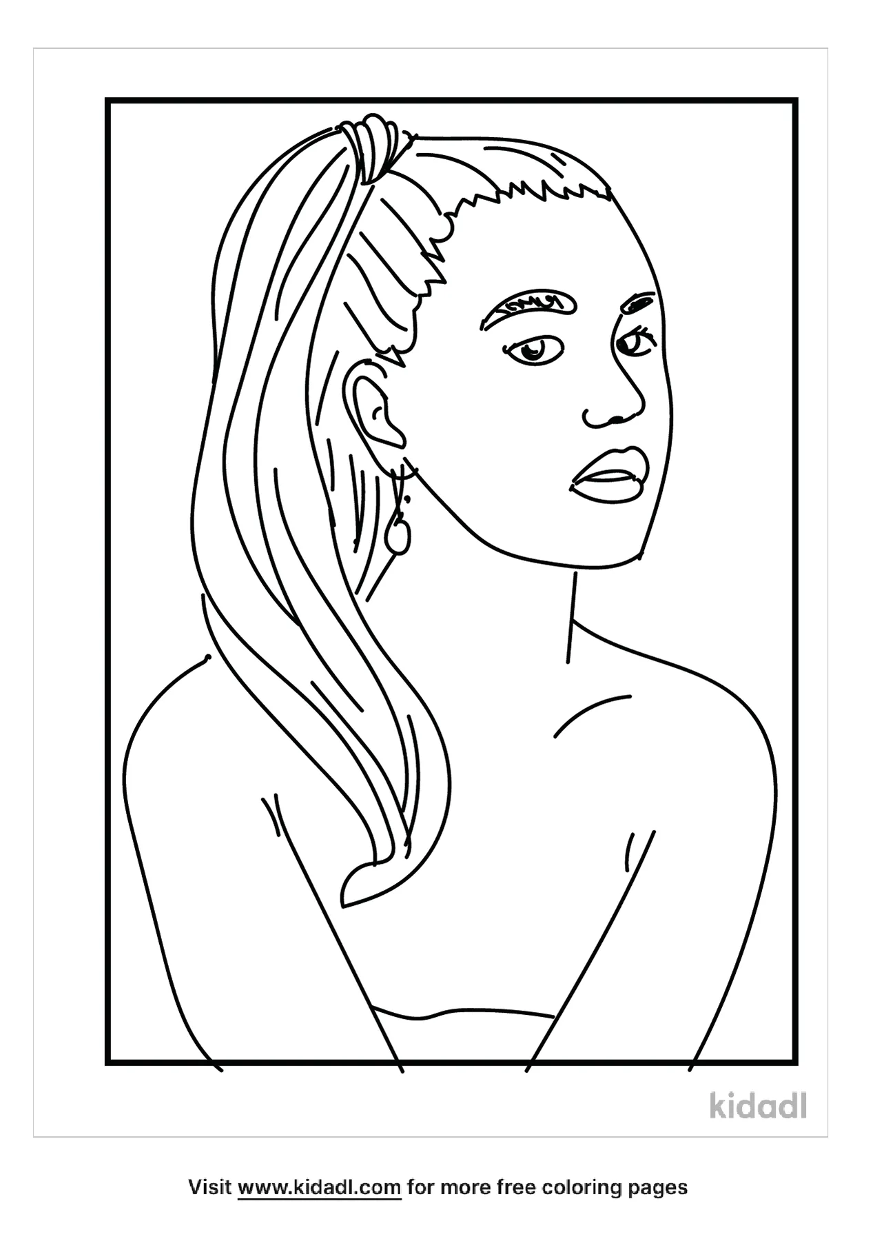 Free katy perry coloring page coloring page printables