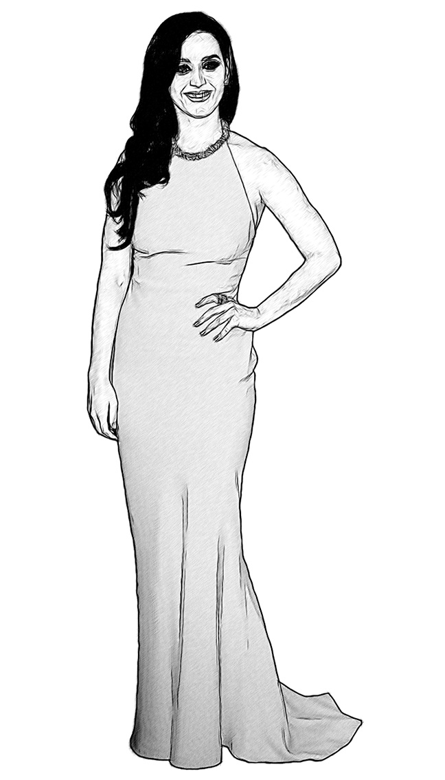 Katy perry celebrity coloring page by dan newburn katy perry colouring pages color