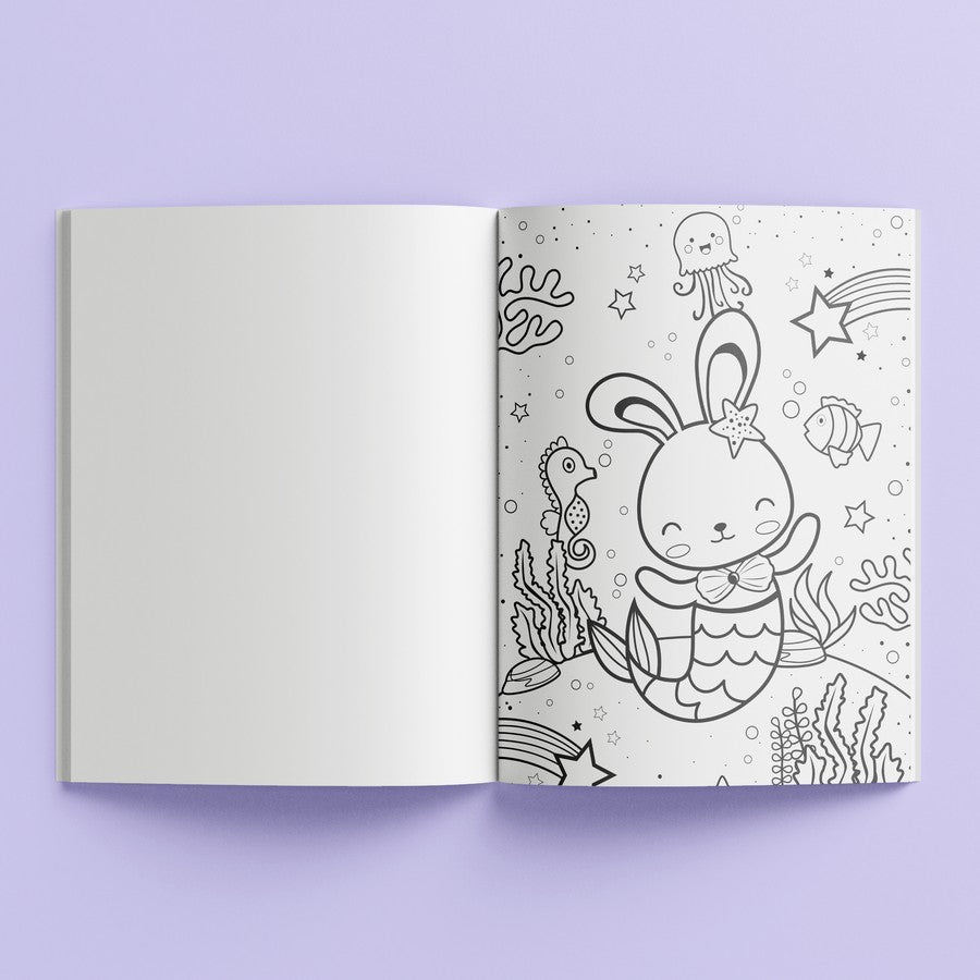 Sweet treats and super cute animals coloring book â