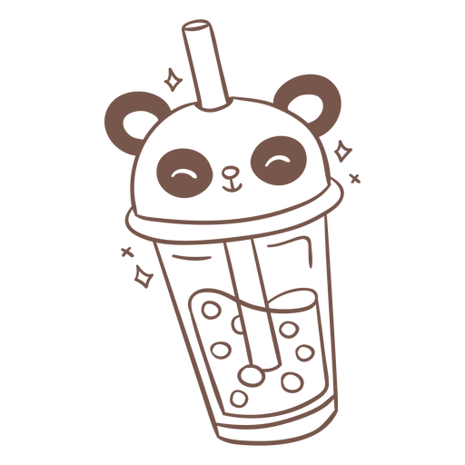 Boba tea png designs for t shirt merch