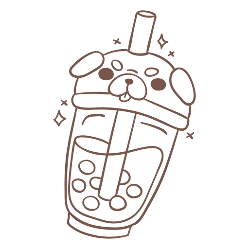 Boba tea png designs for t shirt merch