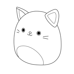 Cute cat coloring pages for kids