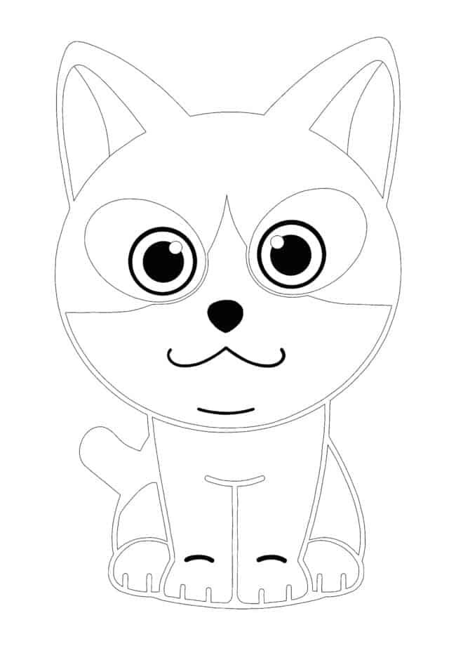 Cats coloring pages