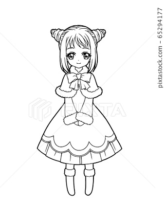 Girl coloring book shinyon