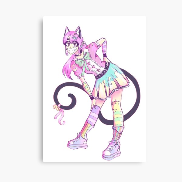 Kawaii chan canvas print for sale by askarlshrexy