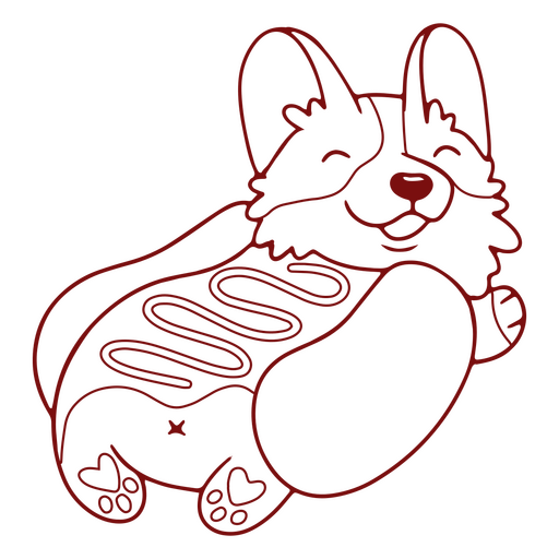Corgi png designs for t shirt merch