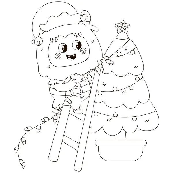Kawaii christmas coloring stock photos royalty free kawaii christmas coloring images