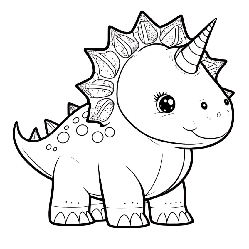 Dinosaur coloring pages