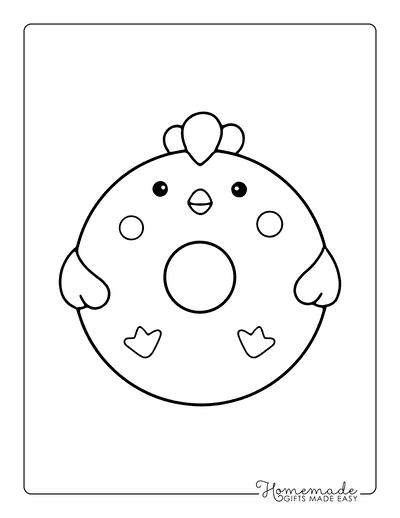 Free cute kawaii coloring pages for kids