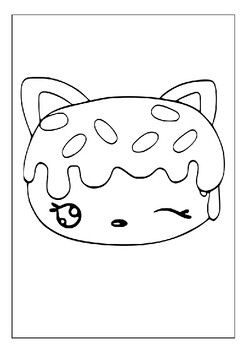 Keep your kids entertained with our printable donut coloring pages collection