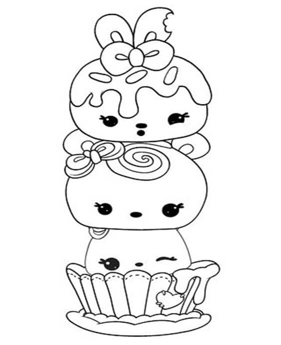 Free easy to print kawaii coloring pages doodle art designs cute coloring pages doodle art
