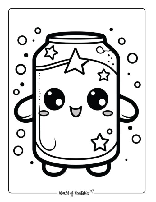 Kawaii coloring pages
