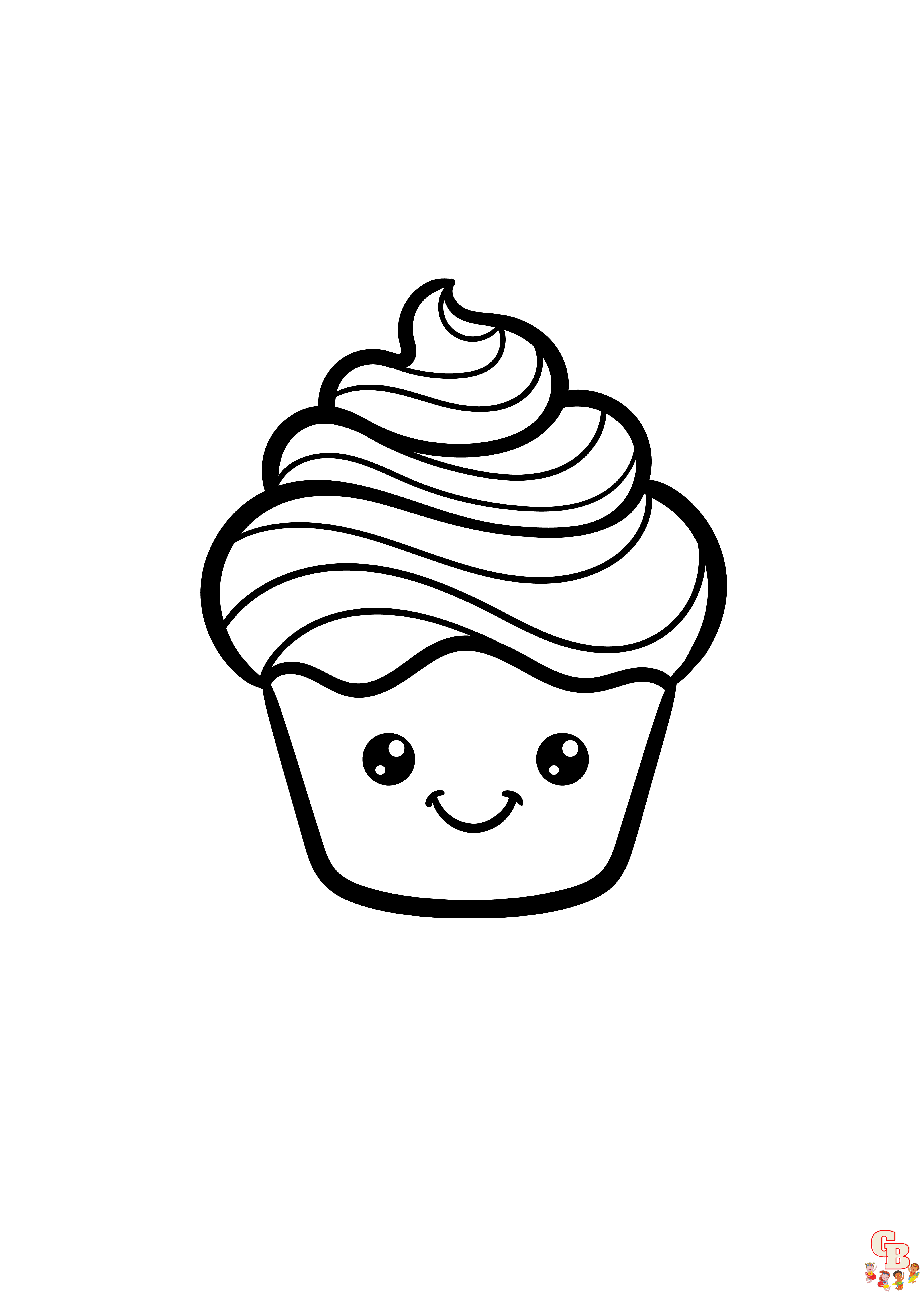 Free and printable easy cute coloring pages for kids