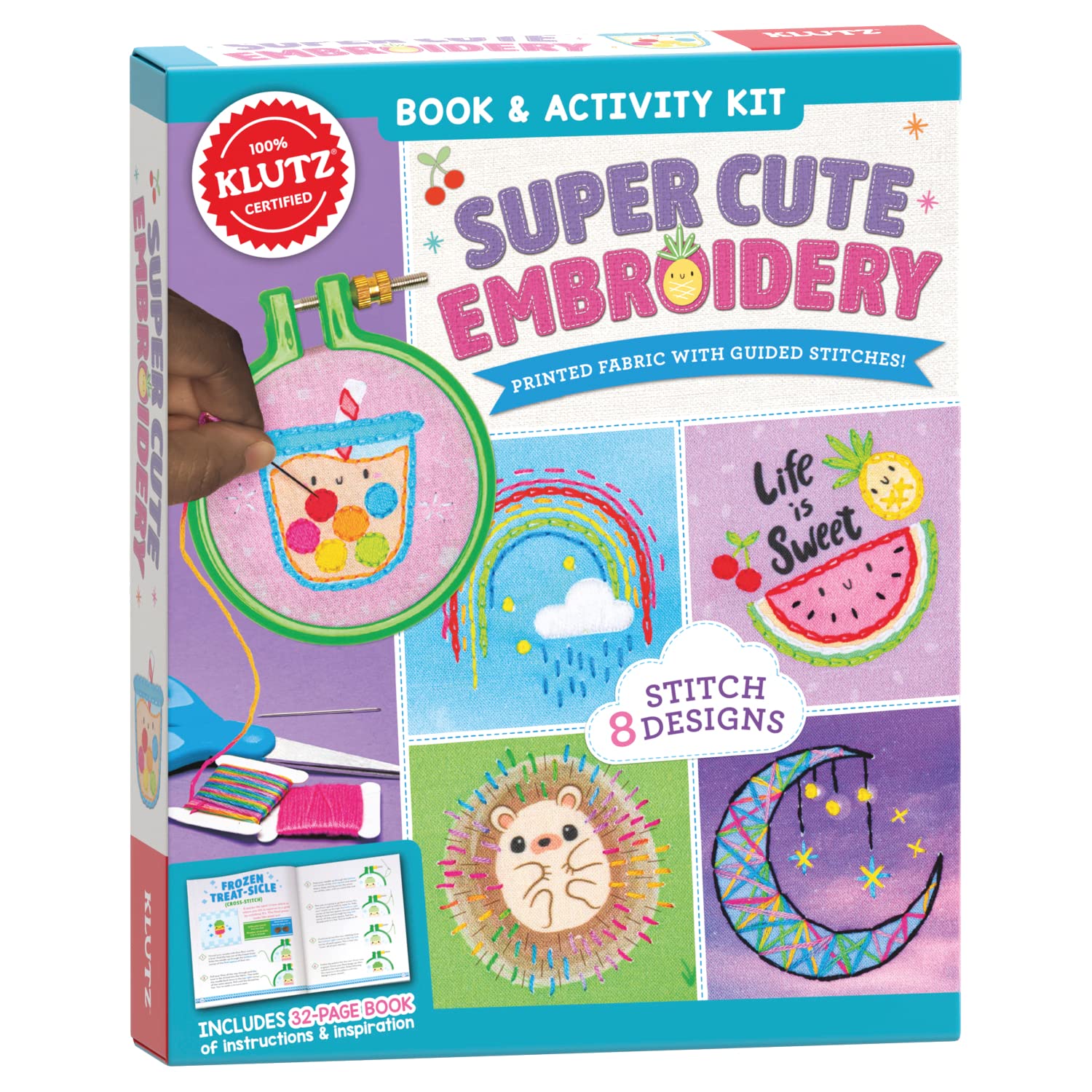 Klutz super cute embroidery craft kit arts crafts sewing