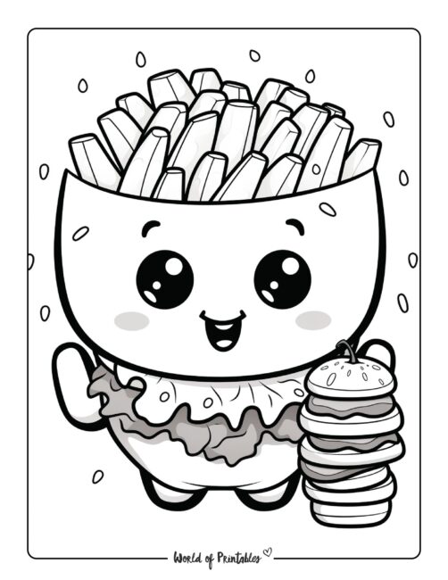 Food coloring pages