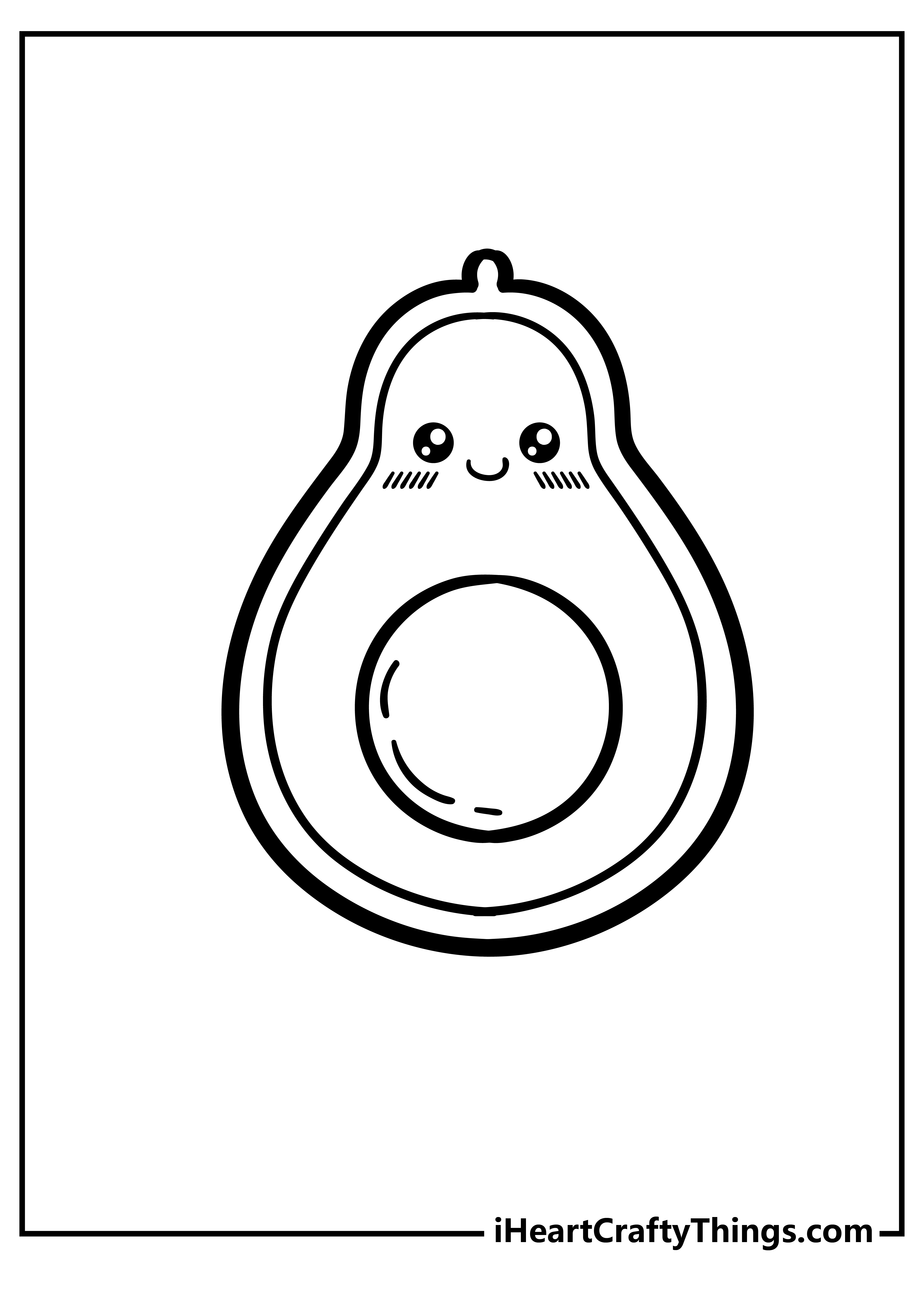 Cute food coloring pages free printables